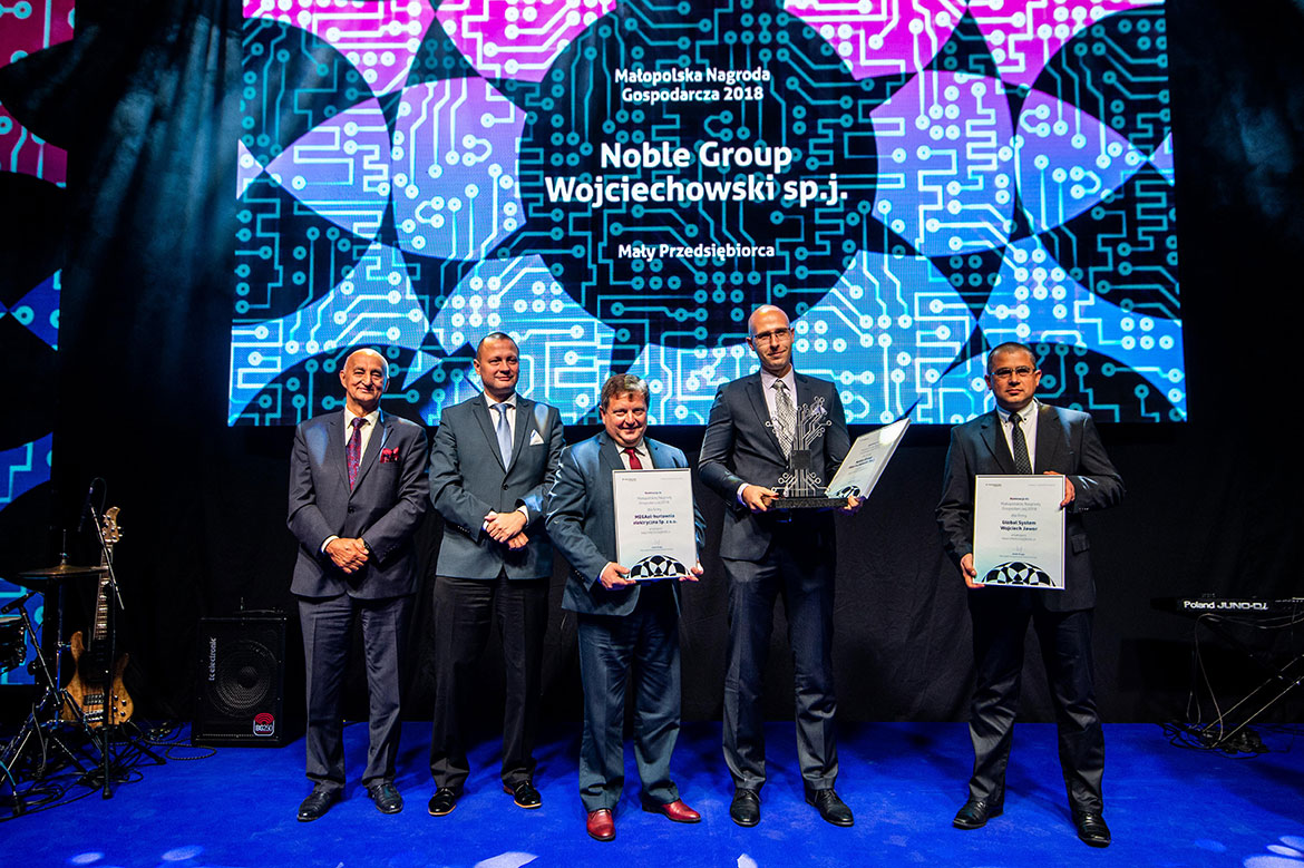 Wręcznie Nagrody dla firmy Noble Group Wojciechowski